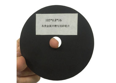 Ultra ince metal kesme tekerleği 105 * 0.8 * 16mm Slotting süreci için dayanıklı