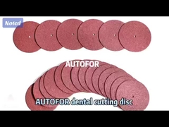 Sahte Dişler Soflex cilalama diskleri Merkezi Delik Güçlü Bağlama Gücü