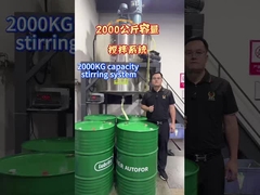 2000 kilogram kapasiteli karıştırma sistemi
